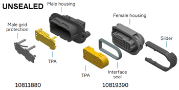 Aptiv Sicma面板直通密封和非密封连接器